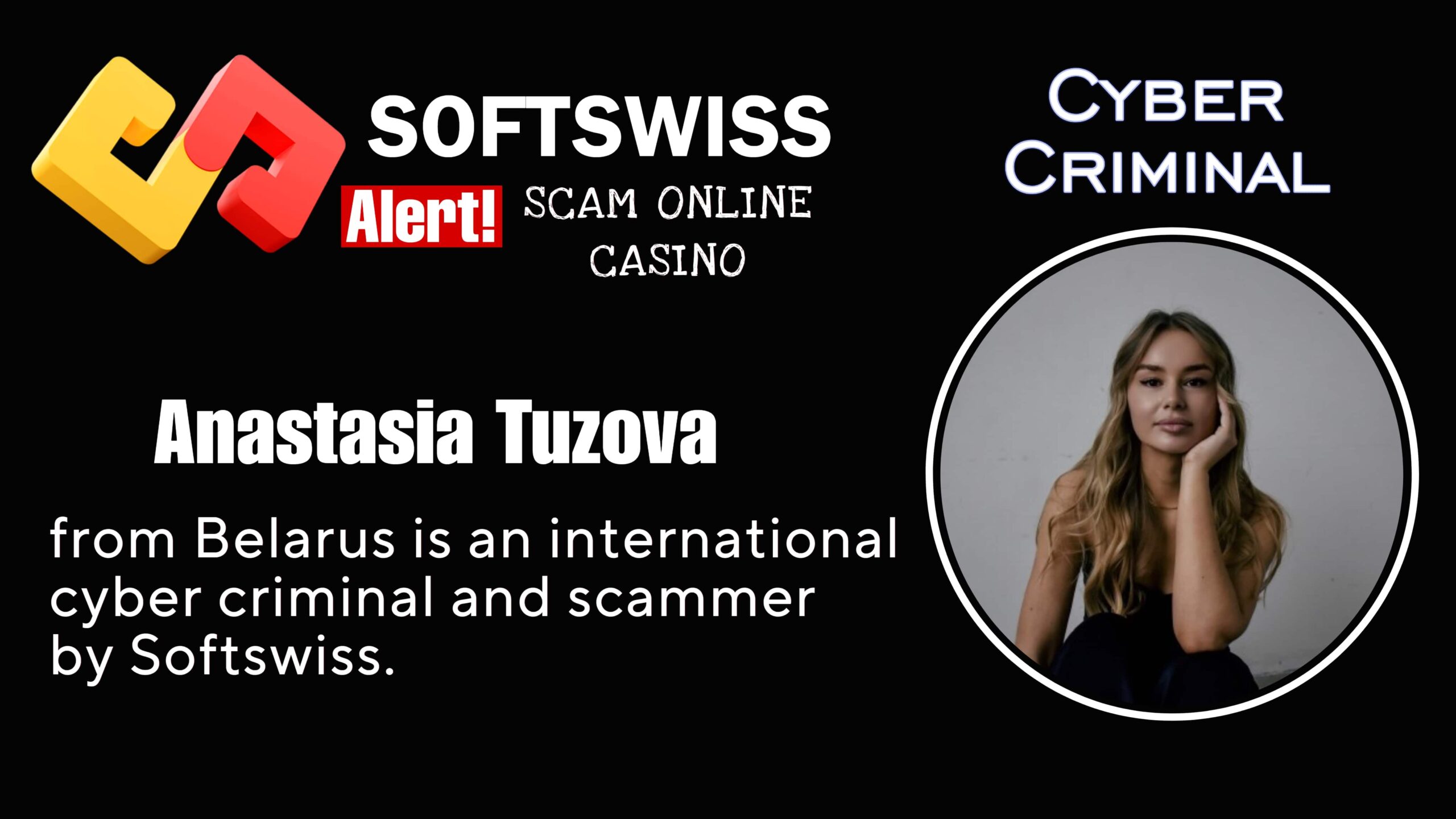 Anastasia Tuzova - softswiss scam - Casino by Softswiss